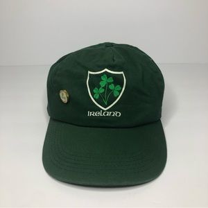 Ireland Peaker Snapback with real Shamrock pin